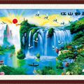 山水画 山水风景 瀑布山水 江山如画_编号4343800.jpg
